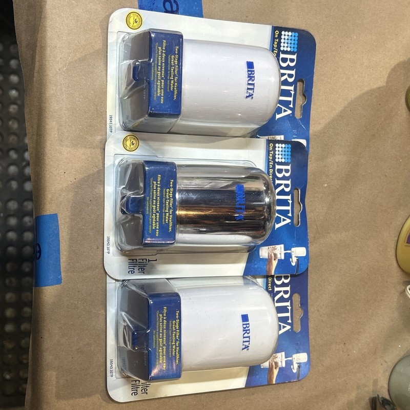 3 NEW Brita Faucet System Water Replacement Filter Fits FF-100 or OPFF-100 Mixed