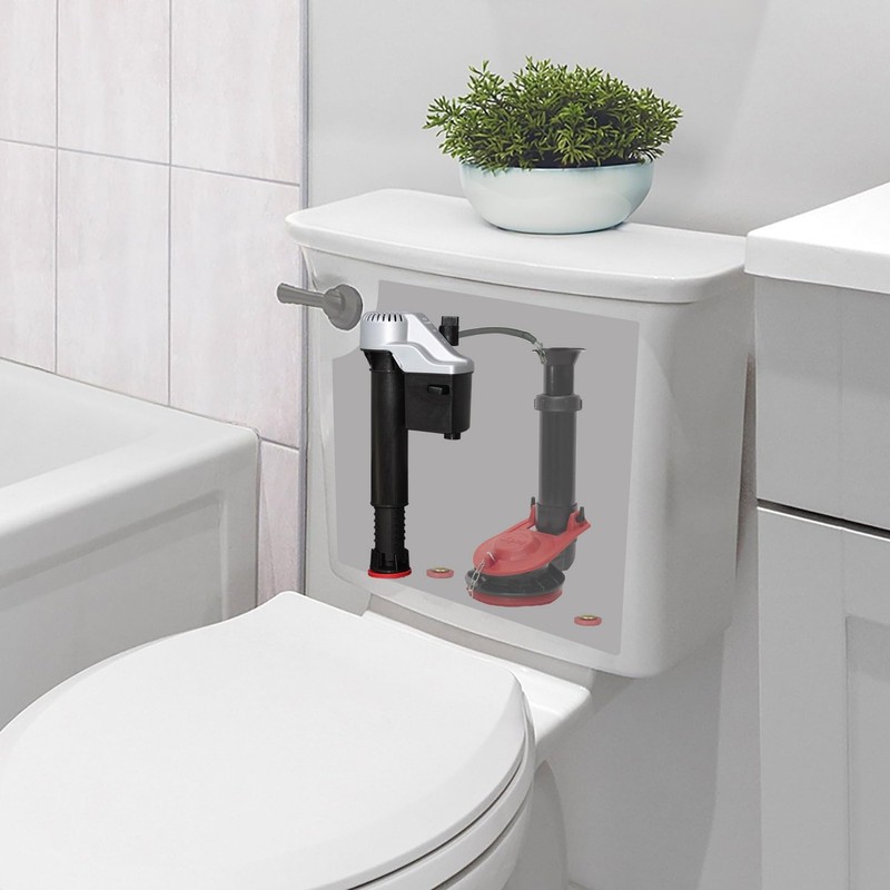 QuietFILL Platinum Toilet Fill Valve Universal Fits 99% of Toilets Easy Hei... gallery
