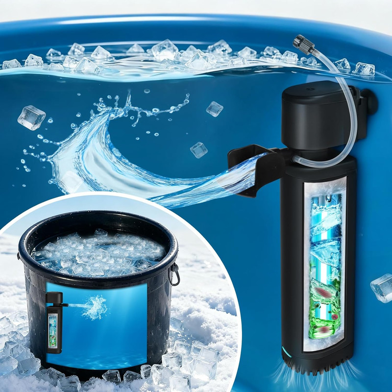 300 GPH Cold Plunge Filter for 100-600 Gal Ice Bath Tub & Cold Plunge Tub, Small gallery
