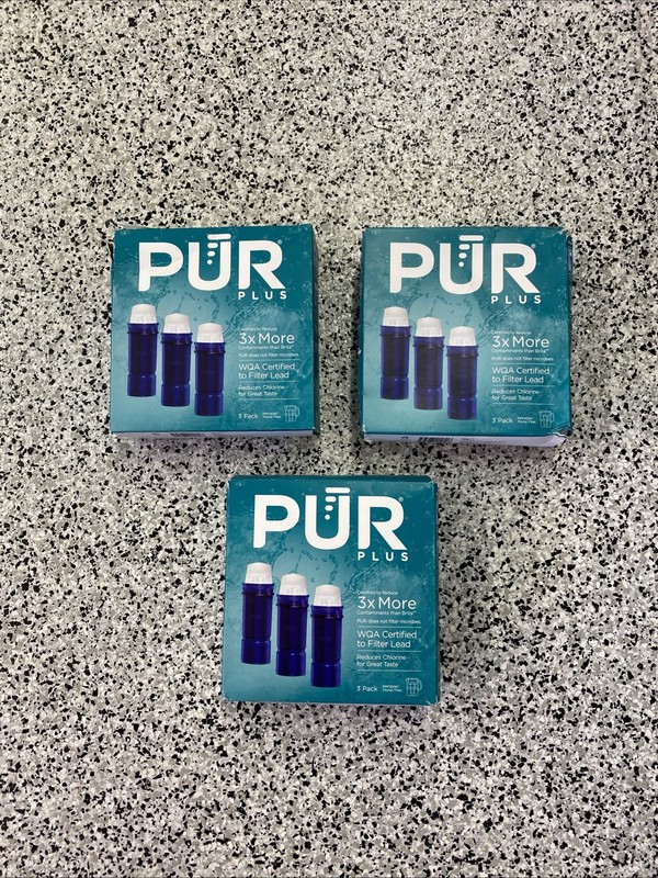 PUR Plus Water Pitcher Replacement Filter 3-in-1 PPF951 – New in Box LOT OF 3