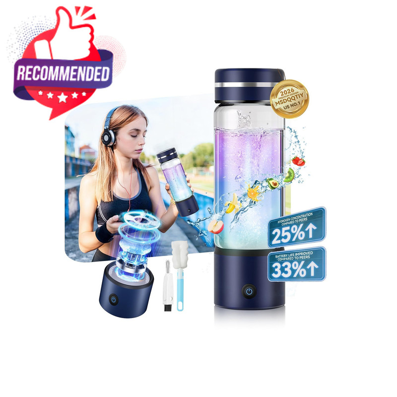 4000PPB HYDROGEN WATER BOTTLE GENERATOR — HIGH CONCENTRATION SPE PEM IONIZER