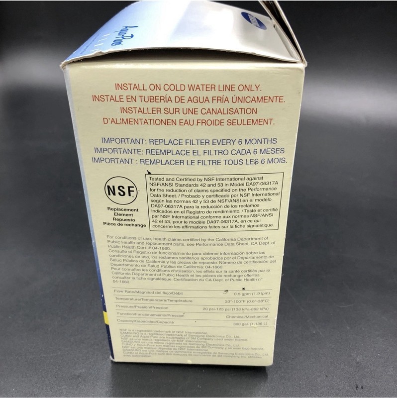 NEW OEM Samsung DA29-00003G Aqua-Pure Plus Refrigerator Water Filter, 1-Pack gallery