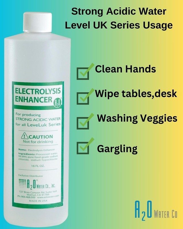 A2O Water - Made in USA, Electrolysis Enhancer - 16 Fl. Oz. (6 Clear gallery
