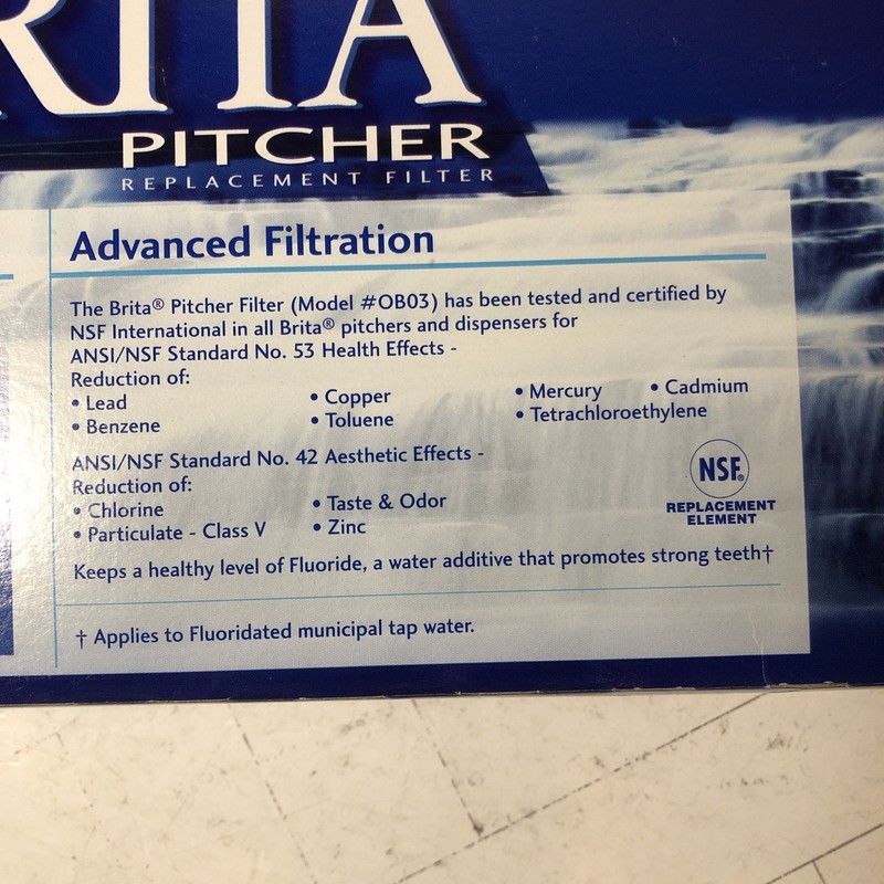 brita pitcher replacement filter 6 Pack #71048 OEM Genuine OB03 gallery