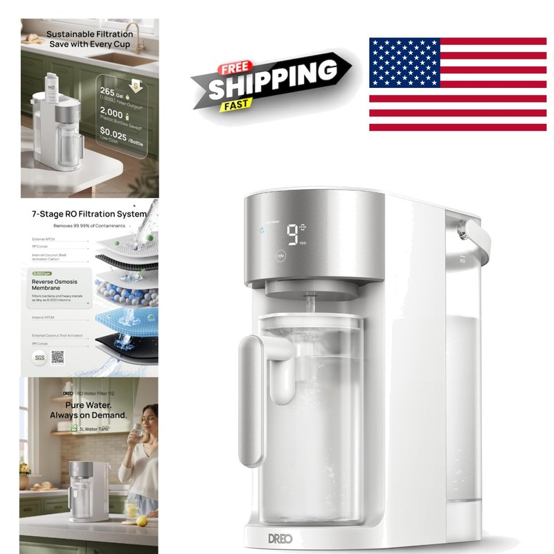 Efficient Reverse Osmosis Water Filter Dispenser for Healthy Drinking Water