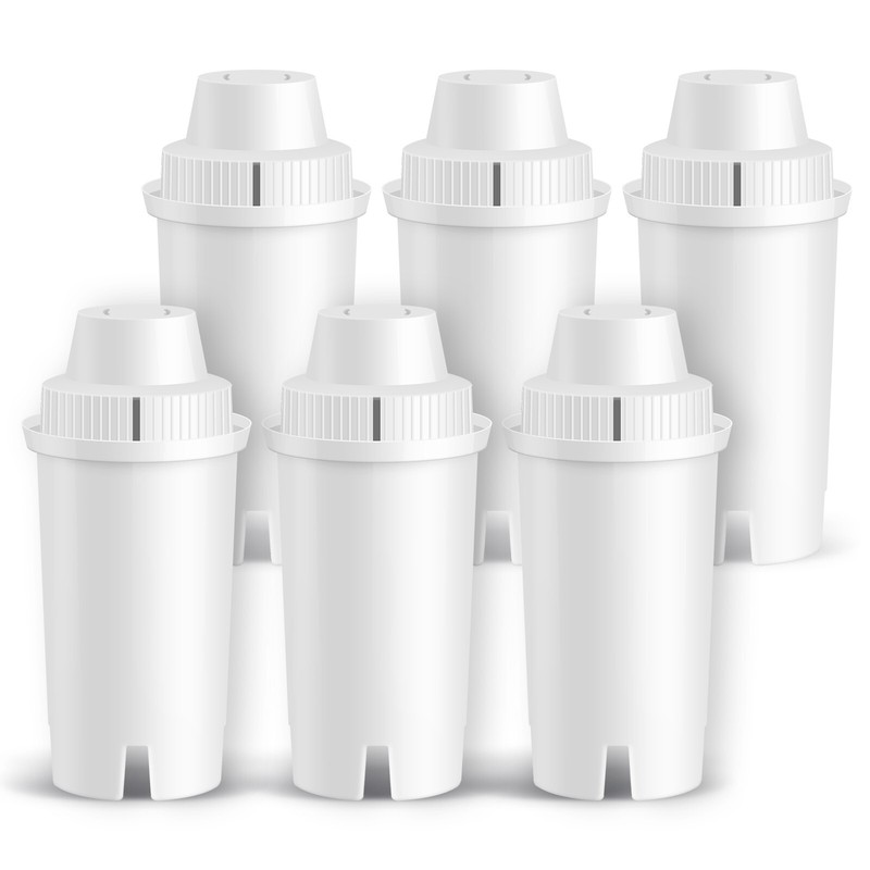 JFC002 Replacement for Brita Longlast Water, standard Mavea 107007,6PACK