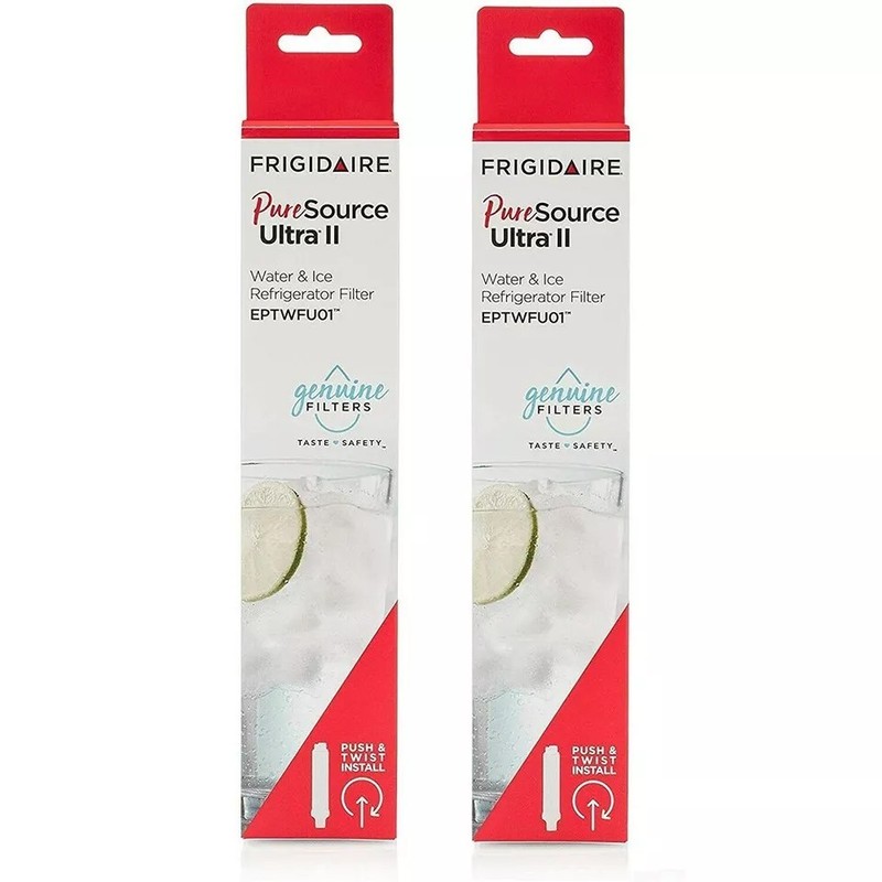 2 PACK Frigidaire EPTWFU01 Pure Source Ultra II Refrigerator Water Filter NEW