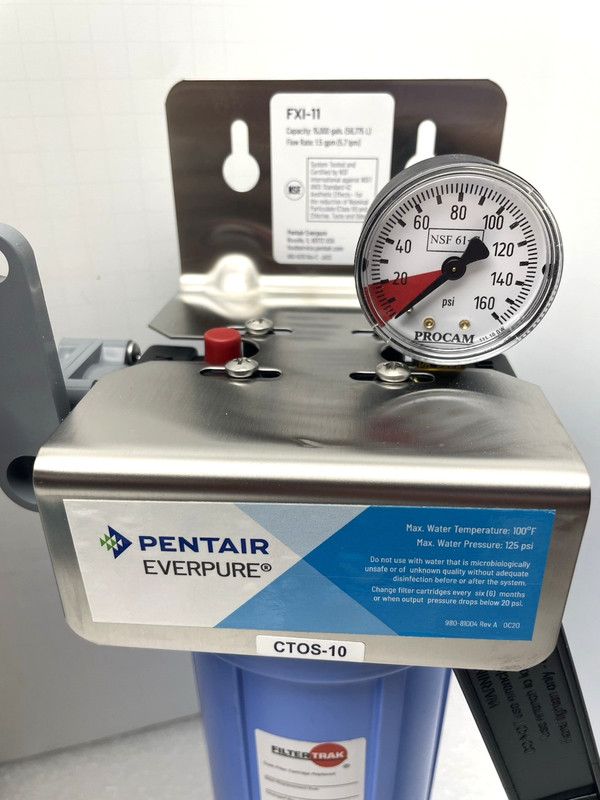 NEW PENTAIR EVERPURE FXI-11 WATER FILTRATION SYSTEM 160-50105 DATE CODE 2203 gallery