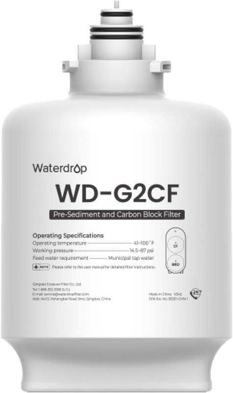 G2CF Filter Replacement for G2 G2P600 G2MNR Reverse Osmosis System 12 Life gallery