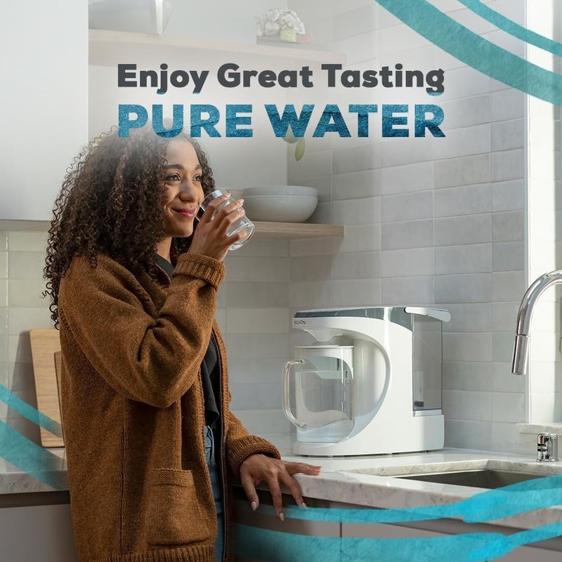 AquaTru Carafe One- Filter Set - Guaranteed Clean Water for 300-600 Gallons gallery