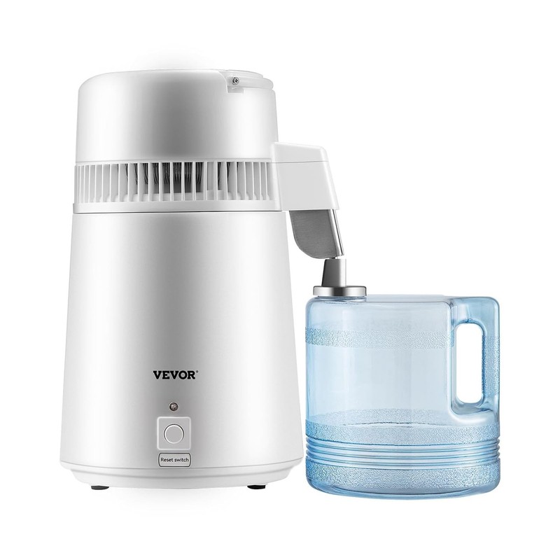 1.1 Gal Distilled Water Machine, 750W Pure Water Distilling w/BPA Free Plasti... gallery