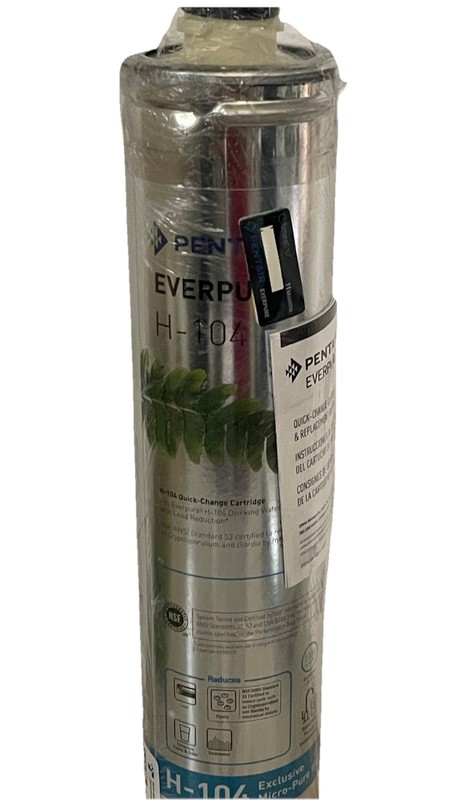 Pentair Everpure H-104 Water Filter Cartridge w/ Battery *NEW UNSEALED* NoBox