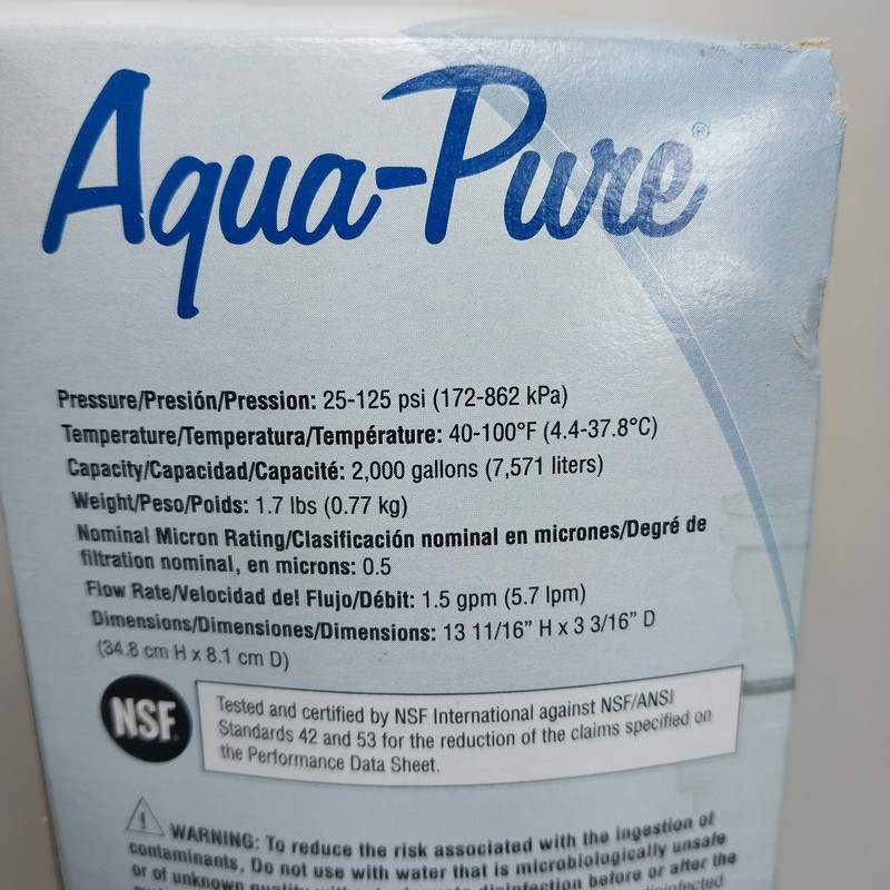 3M Aqua-Pure C Cyst FF Cysts Scale Reduction Carbon Water Filter Cartridge gallery