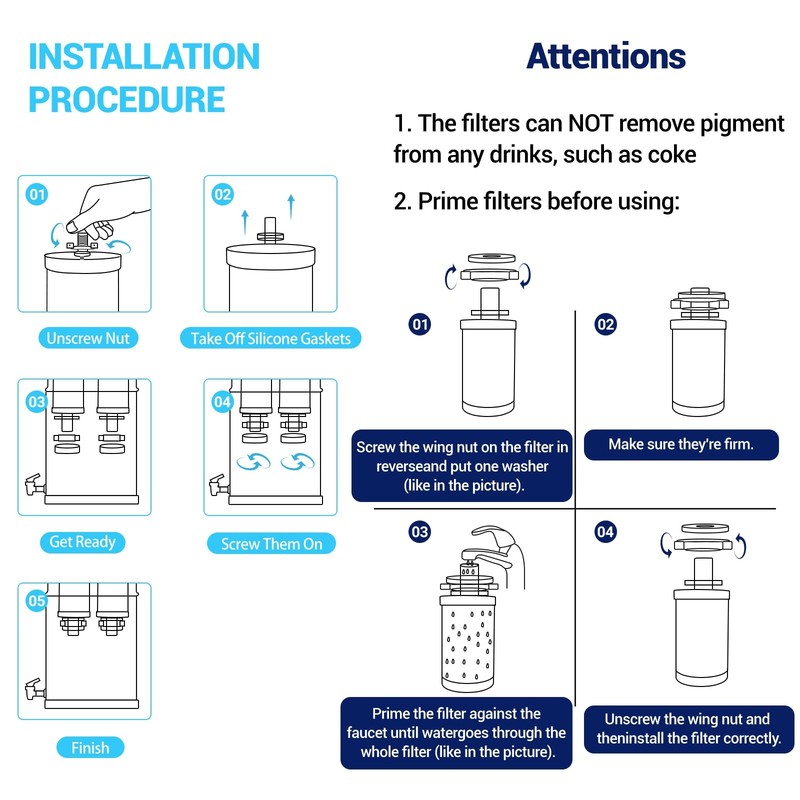 Alexapure 2387 Pro Water Filter Replacement, 3-Stage Filtration Reduces Chlor... gallery