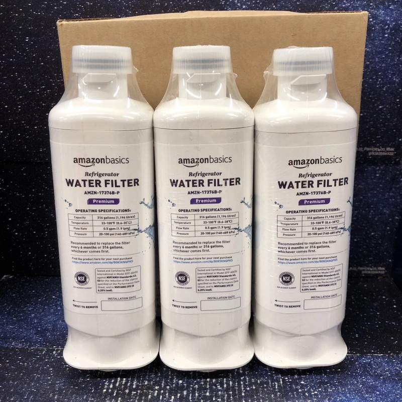 Amazon Basics AMZN‑17376B‑P Samsung DA97‑17376B Compatible Filter – 3‑Pack