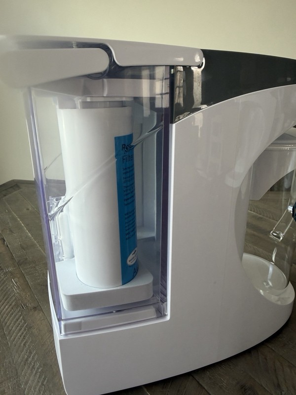 AQUATRU Carafe Countertop Alkaline Reverse Osmosis Water Purifier Used gallery
