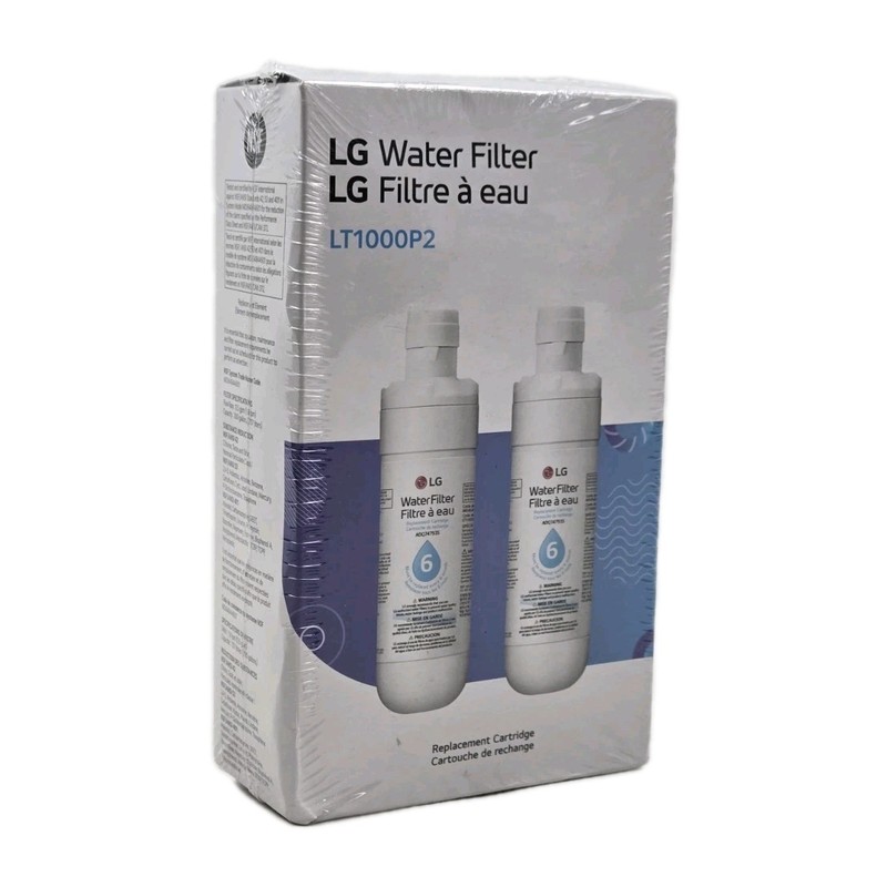 LG LT1000P2 6-Month / 200 Gallon Refrigerator Replacement Water Filter 2 Pack gallery