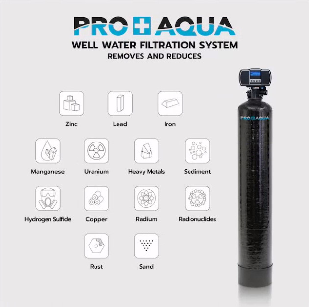 PRO+AQUA PRO-WELL Whole House Well Water Filter System 10 GPM Single Stage NEW gallery