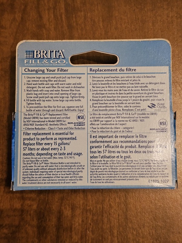 2 Brita Fill And Go Bottle Replacement Filters gallery