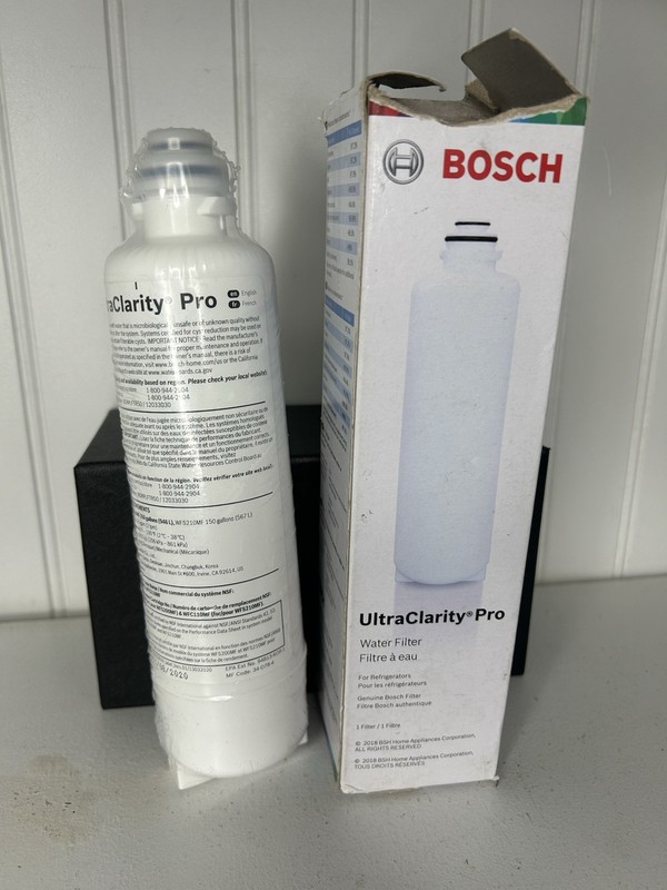 1 PCS Bosch Ultra Clarity Pro BORPLFTR50 Water Filter White #WFS200MF/WFS210MF