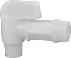 Plastic Faucet Spigot Drum Faucet, White Flow 3/4 for 1 Pack,