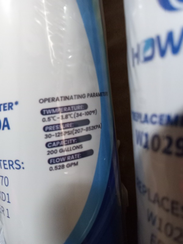 2 Pck Fridge Filter - EDR1RXD1, W10295370A, Filter 1, 46-9081, 46-9930, KAD1RXD1 gallery