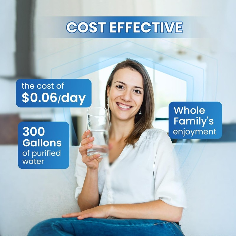 1 PACK Fit For GE SmartWater MWF And MWFP, GWF Refrigerator Water Filter gallery