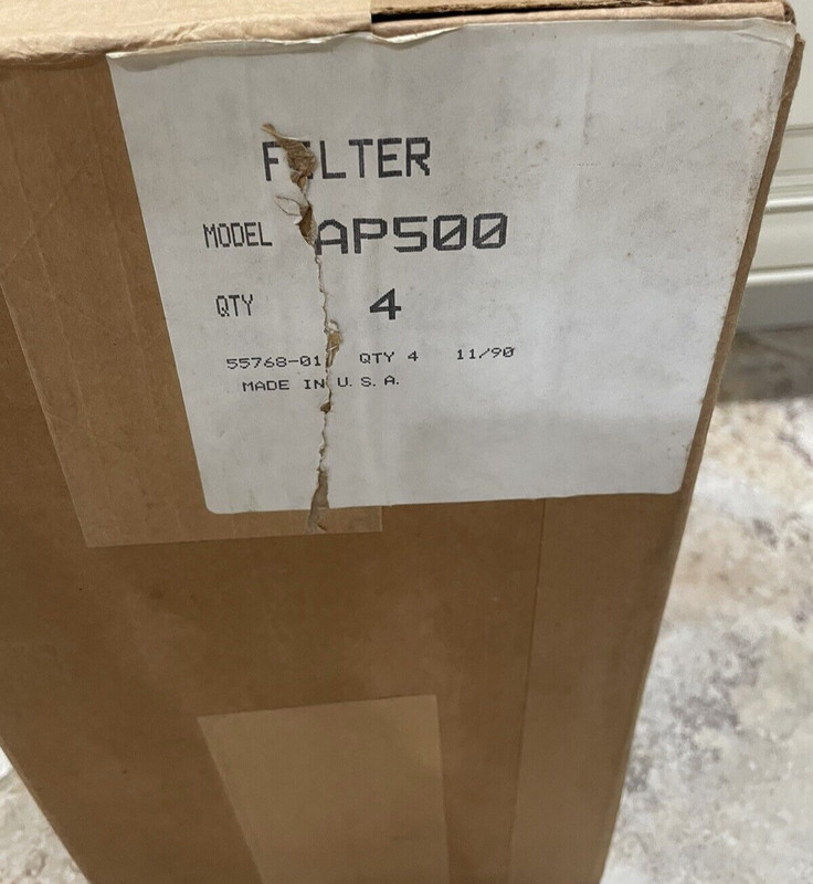 AP500 Filters For Aqua-Pure 4 Pack New Old Stock *see details*