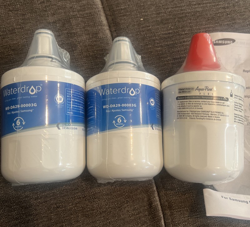 2 X Waterdrop Replacement Water WD-DA29-00003G + 1 Aqua-Pure plus