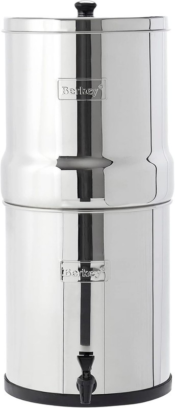 Big Berkey Gravity-Fed Stainless Steel Countertop Water Filter System 2.25 Gallo gallery