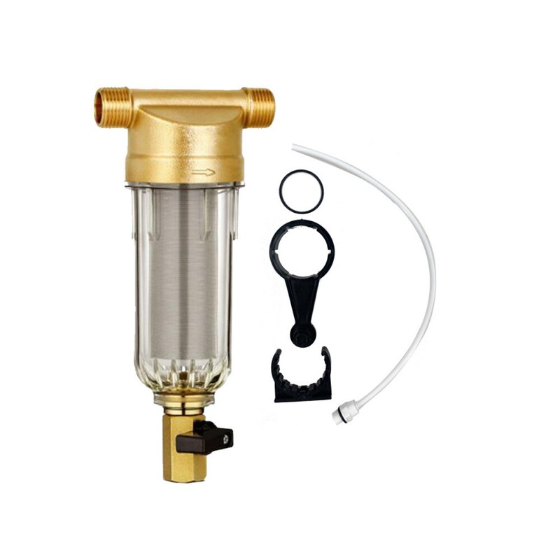 Water Pre-Filter System 60 Micron Home Whole House Down Sediment Water Filter