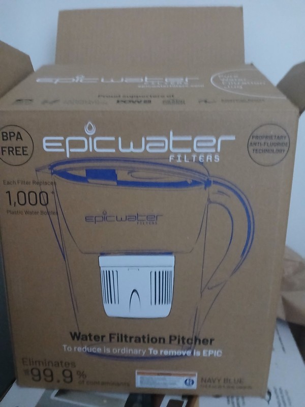 Epicwater Pure Water Filtration Jug 118 oz 3.5 L