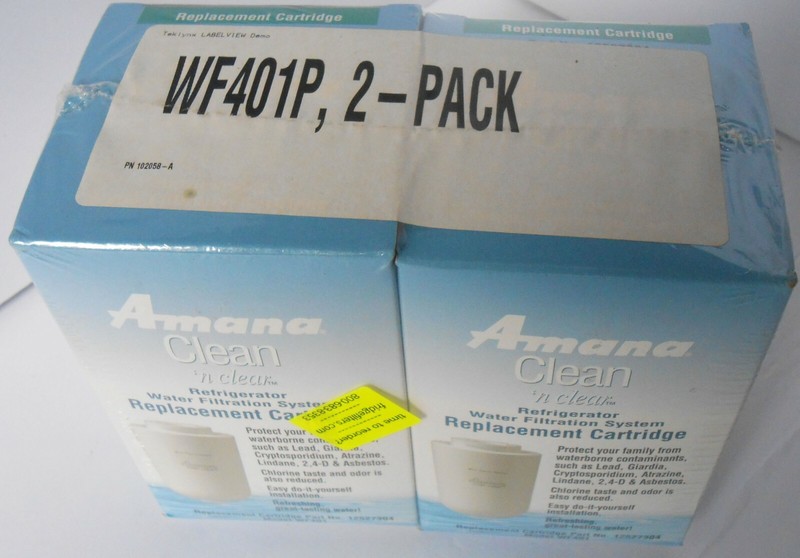 Original OEM Filter for Amana 12527304 Model# WF401 (2-PACK) gallery
