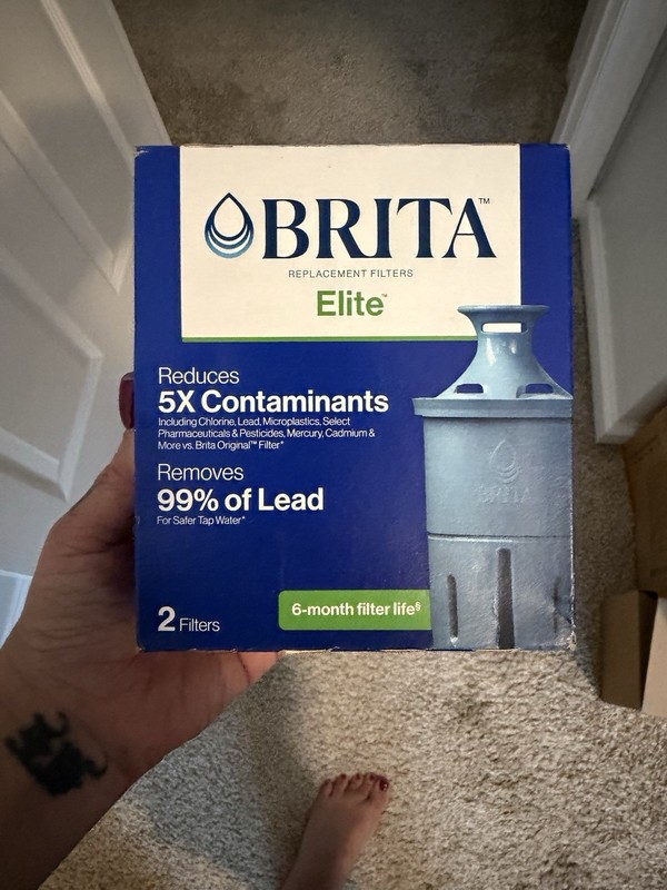 Brita Elite Replacement Filters for Brita Pitchers and Dispensers 2-Pack