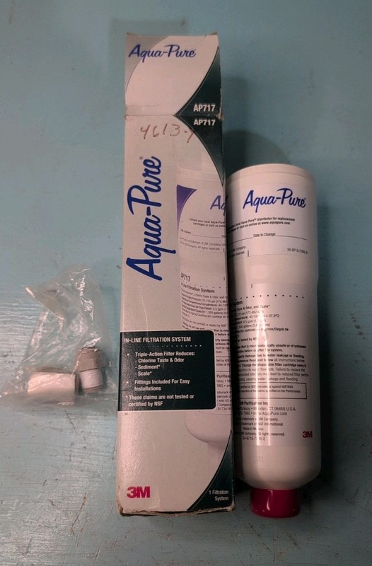 3M Aqua Pure In Line Replacement Triple Action 5 Micron Water Filter Model AP717