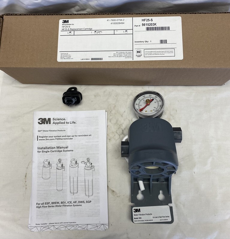 3M ICE125-S Water Filtration System for Ice Makers NEW Commerical grade (205)