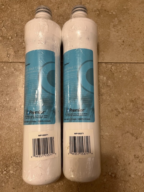 2 WP105371 Premier Watts Carbon Block Water Filter 105371 11 inches sealed New