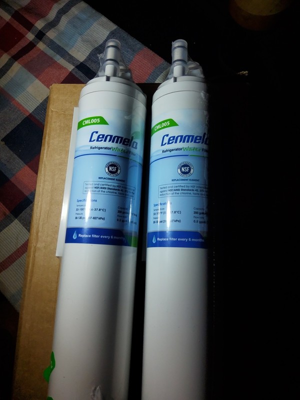 Cenmela CML006 Replacement Refrigerator Water Filter Lot of 2 – Brand New,