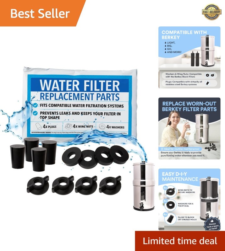 Essential Silicone Replacement Kit for Gravity Filters – Pure Water Assurance