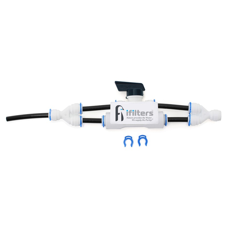 Reverse Osmosis Membrane Flush Kit Valve For 100 GPD RO Systems, 1/4″ QC Ports
