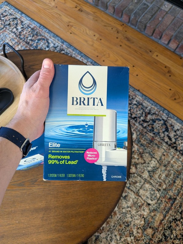 Brita Elite Faucet Mount Filtration System: Model SAFF-100, Chrome - Lot of 2 🆕 gallery