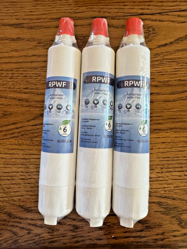 3PK-Replacement RPWF GR Refrigerator Water Filter-RWF1063-RWF3600A- SEALED