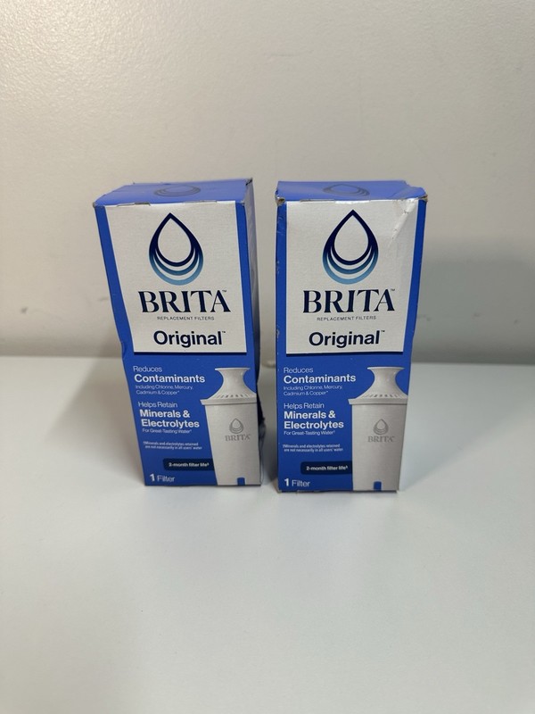 2-Brita Standard Water Filter Replacements – White – 0B03 – New In Box