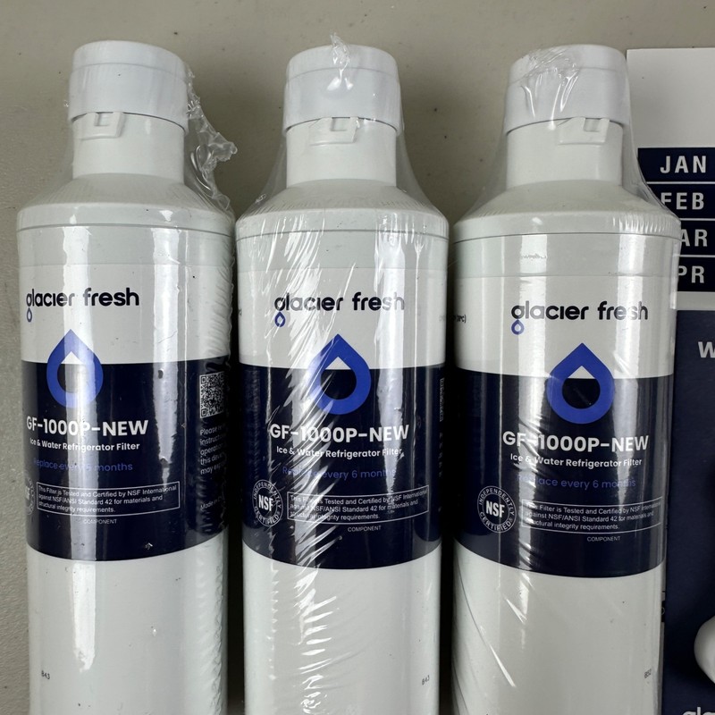 3 PACK GLACIER FRESH GF-1000P-NEW LT1000PC Refrigerator Water and Air Filter gallery
