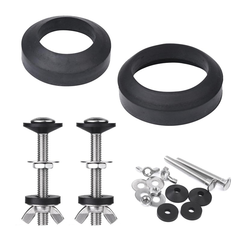 Toilet Tank To Bowl Bolt Gasket Kit 304 Stainless Steel Fits 2 3 Inch Seal
