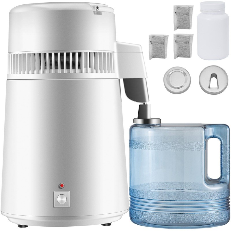 4L Advanced Pure Water Distiller Dental Medical Stainless Steel Internal