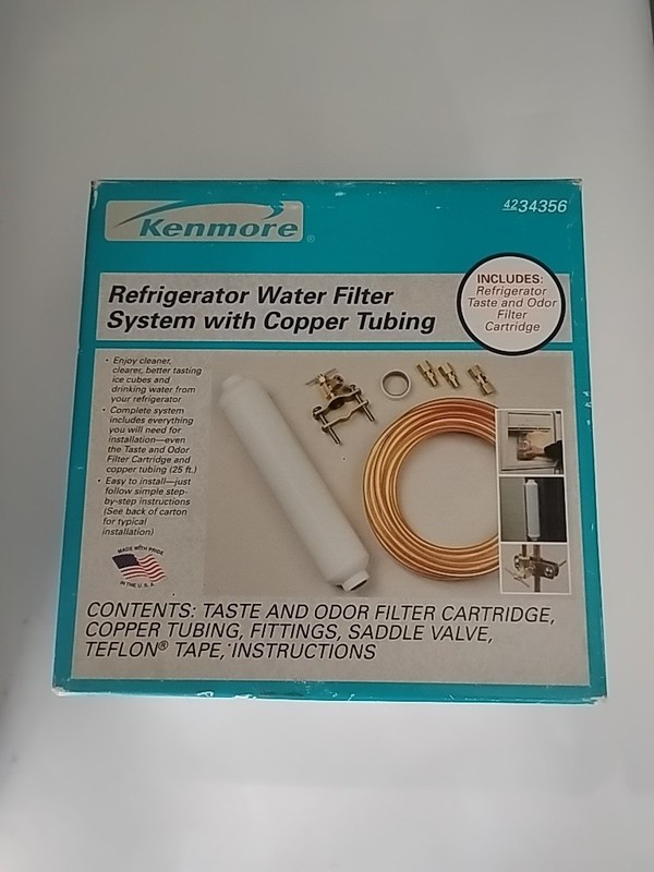 Kenmore Refrigerator Water Filter System w/ copper tubing 42_34356