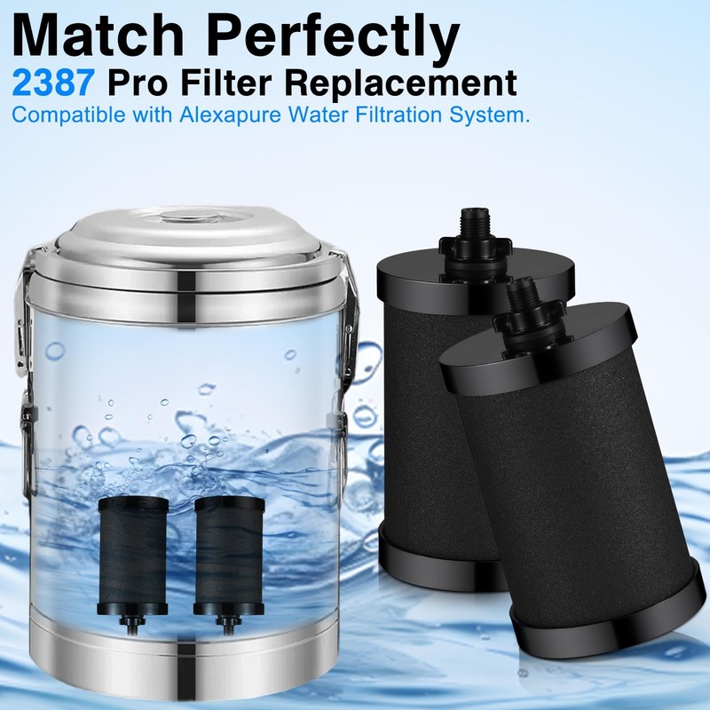 2387 Pro Filter Replacement, NSF Certified for Alexapure 2387 Pro Water Filte... gallery
