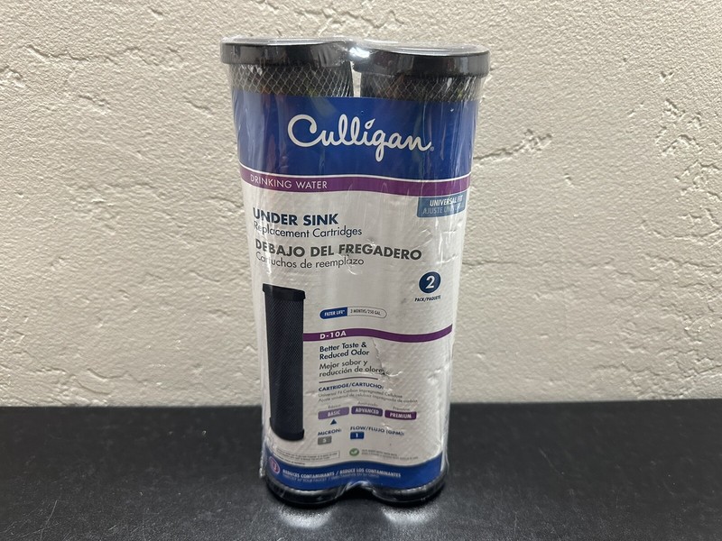 Culligan Better Water Replacement Filter Under Sink 250 gal. Universal Fit D-10A