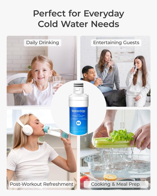 Refrigerator Water Filter LT1000PC For LG Air Filter LT120F 3 Combo gallery